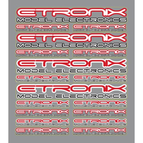 Etronix Mini Decal Sheet