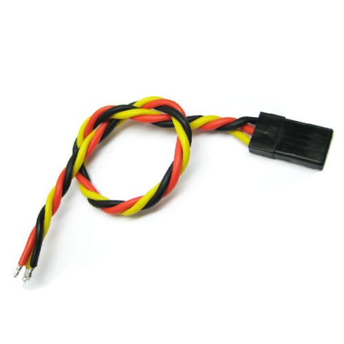 15cm 22AWG JR Twisted Servo Wire