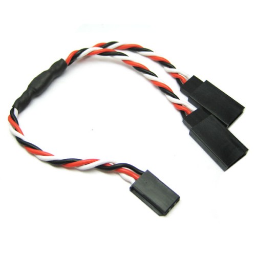 15cm 22AWG Futaba Twisted Y Extension Wire