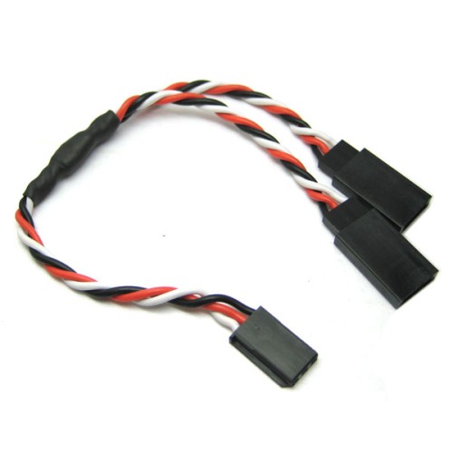 30cm 22AWG Futaba Twisted Y Extension Wire