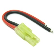 Male Micro Tamiya Connector With 10cm 18AWG Silicone Wire