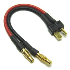 Male Deans To Two 4.0mm Male Connector Adapter