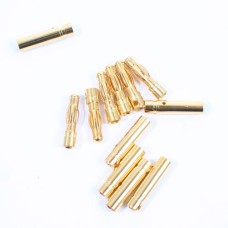 4.0mm Gold Connectors (6 Pairs Male/female)