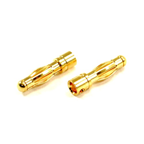 4.0mm Male Gold Connector (2) 